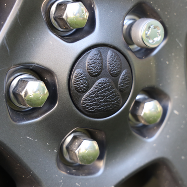 Dog Paw | Center Wheel Cap